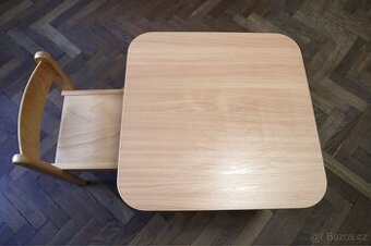 Dětský stůl a židlička cz značky Hajdalánek