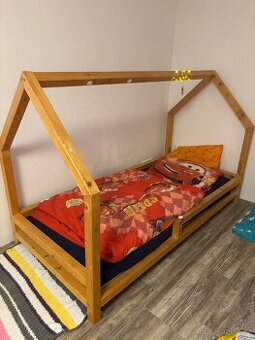 Domečková postel 90x200