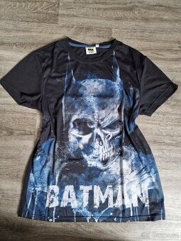 Bavlněné pánské tričko Batman - metal - vel L