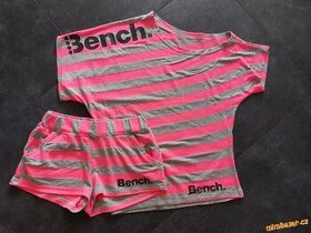 Neonová letní souprava tričko a kraťasy, 140/146