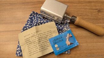 retro lyžařská žehlička