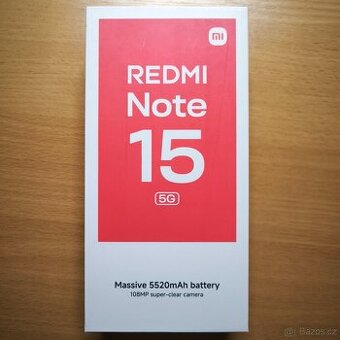 Xiaomi Redmi Note 15 5G 8GB/256GB Black