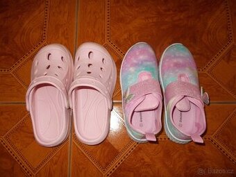 Dívčí boty Crocs + bačkory
