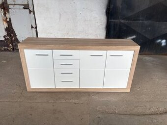 Komoda Sonoma bílý lesk