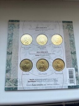 Rok meny 20kc komplet sada