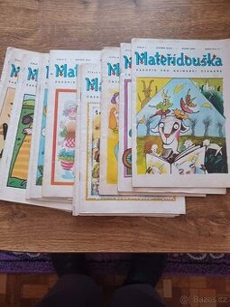 Starší časopisy Mateřídouška-1988,89,90.Dobrý stav