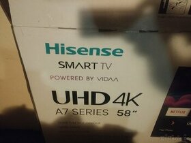 Smart TV hisense 145cm jako nova