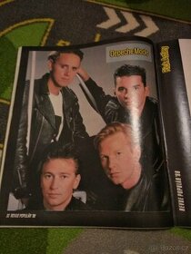 2x Časopis s plakátem a článkem Depeche Mode