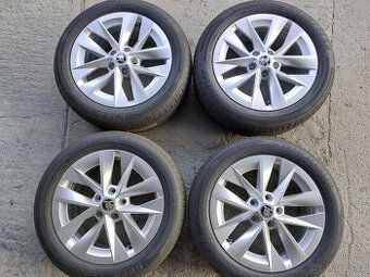 Originál alu kola 17" na Škoda Octavia IV. letní zánovní