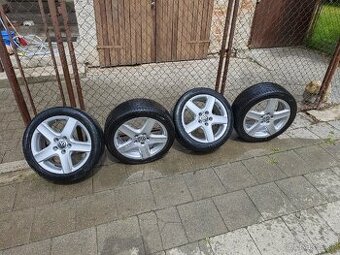 Originální alu kola VW Passat B6 7Jx17H2 ET54 + včetně pneu