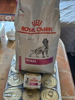 Royal Canin VD Dog Renal + Royal Canin VD Dog Renal Konzerva