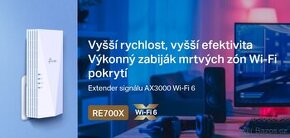 WiFi 6 Extender TP-Link RE700X