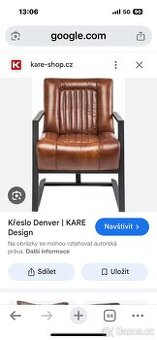 Kožené křeslo