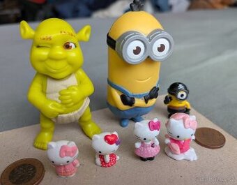 Figurky mimoni, Shrek, hello Kitty