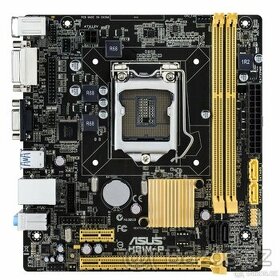 ASUS H81M-P mini ATX socket 1150 + CPU + RAM + W10Pro
