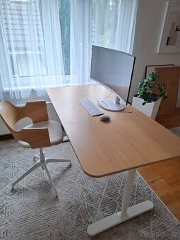 Prodám set Ikea stul+zidle (do pracovny,kancelare)