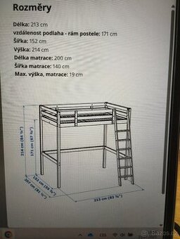 Patrová postel IKEA