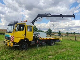 Odtahovka Mercedes Atego 817D, HR, brýle, sjížděcí plošina
