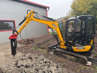 Jcb 8026 Minibagr 2.8T + 2 x lžíce + kladivo
