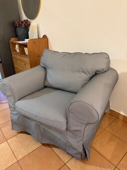 Ikea Ektorp Křeslo šedé