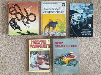 Knihy - různé ( Motosport, akvaristika,...)
