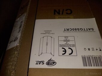 sprchový kout/zástěna 80x185cm, 6mm sklo -nový