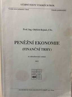 Peněžní ekonomie - Finanční trhy