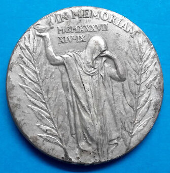 Stříbrná medaile president T.G. Masaryk ČSR