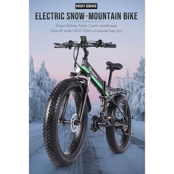 Nové horské kolo s el. pohonem