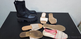 Dámské boty vel 39, 4 pary, Cena za vše