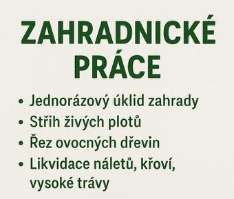 Jarní výsadby a údržba zahrad - Praha a okolí.
