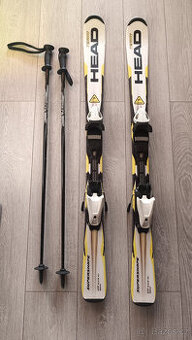 Dětské lyže Head Supershape 117 cm + hůlky 95 cm