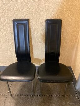 Kožené židle 4x - 1