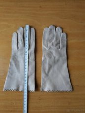 Dámské kožené retro rukavičky - 1