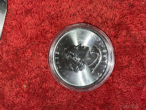 Stříbrná mince Maple Leaf - Kanada (1Oz, 2021-22) - 1
