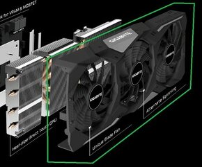 Originální chladič k RTX 2070 SUPER WINDFORCE OC 3X 8G - 1