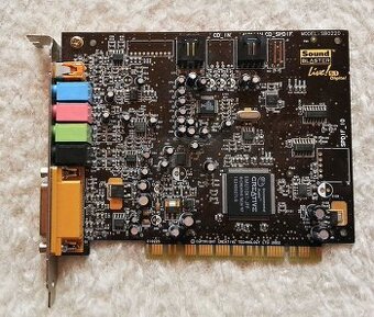 Zvuková karta Sound Blaster Live 5.1 Digital