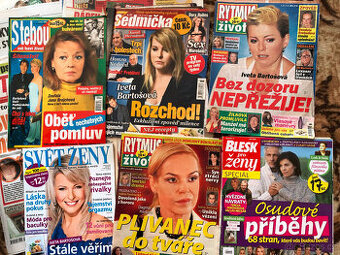 Časopisy a noviny s Ivetou