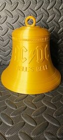 Zvon ACDC dekorace 12 cm