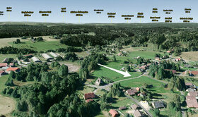 Stavební pozemek o výměře 1727m2 - 1