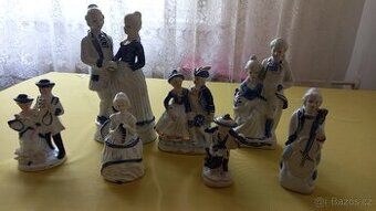 Porcelánové sošky.