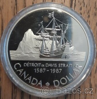 1 dolar Kanady 1987 stříbro - 1