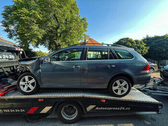 Vůz na náhradní díly VW Golf 6 kombi r.v. 2012 CAYC LHW LD7X