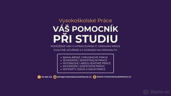 Bakalářské, diplomové, seminární i jiné odborné práce