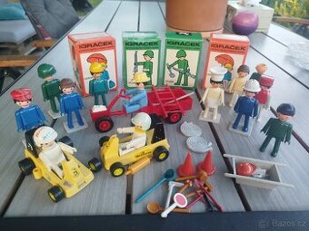 Igráček v originál krabičce soubor staré hračky