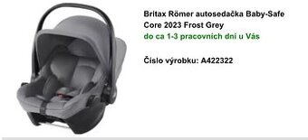 Autosedačka “vajíčko” Britax Römer