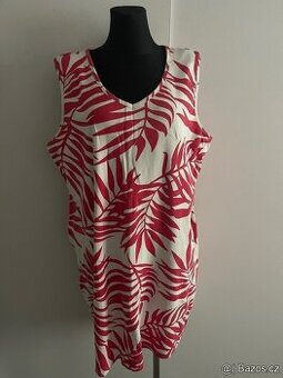 Příjemné šaty bez rukávů vel.XXL/52-54.
