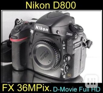 Nikon D800 FX36MPix CMOSFull HDVSD/CF10500 Exp