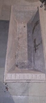 Plechová vana, necky