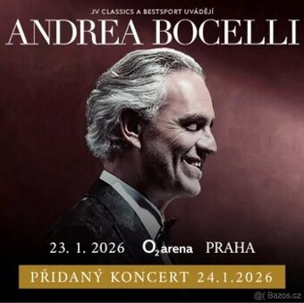 ANDREA BOCELLI VIP klubové patro catering